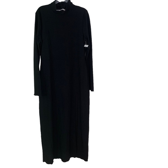 Tularosa Dianne Dress Open Back Maxi with Slit Black XL NWT - Picture 8 of 13